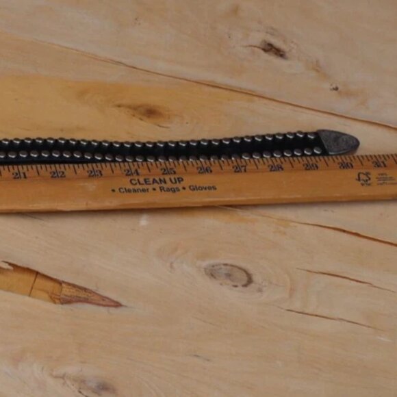 Black Leather Belt Another line inc Womens - Picture 9 of 12